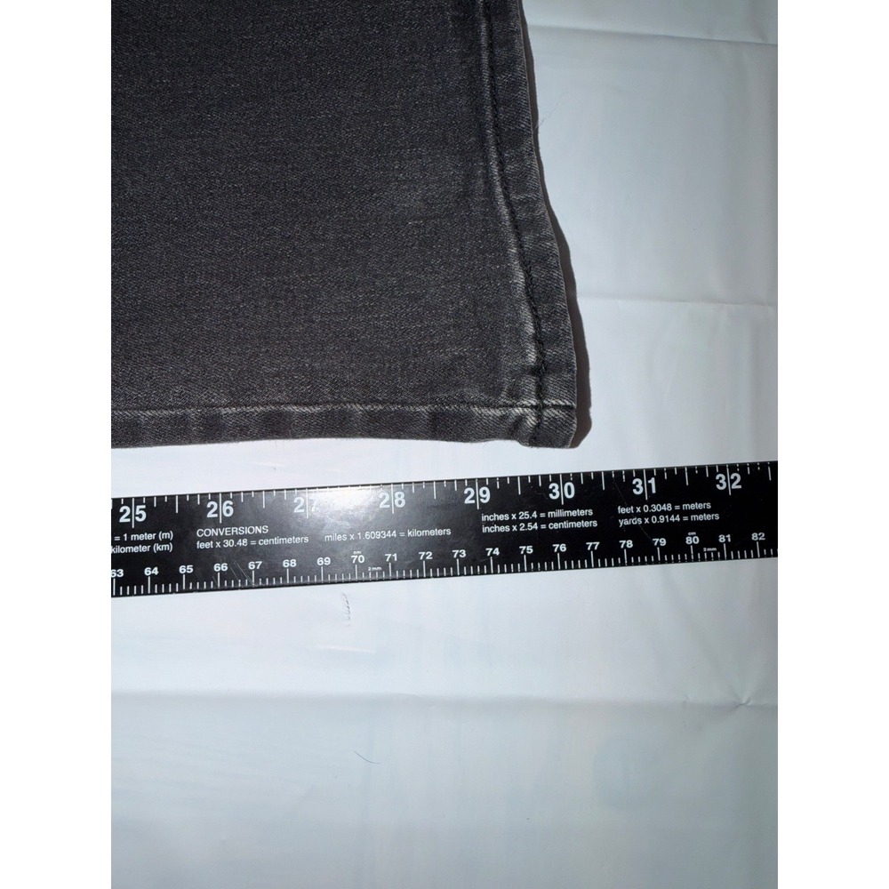 Levi Heritage High Rise Flare womens size 4 W27 black - Picture 6 of 10